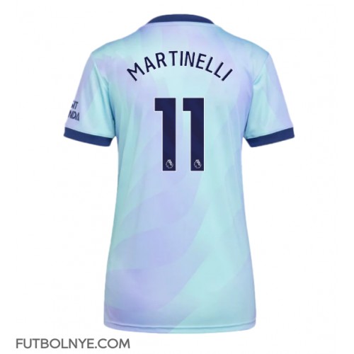 Camiseta Arsenal Gabriel Martinelli #11 Tercera Equipación para mujer 2024-25 manga corta